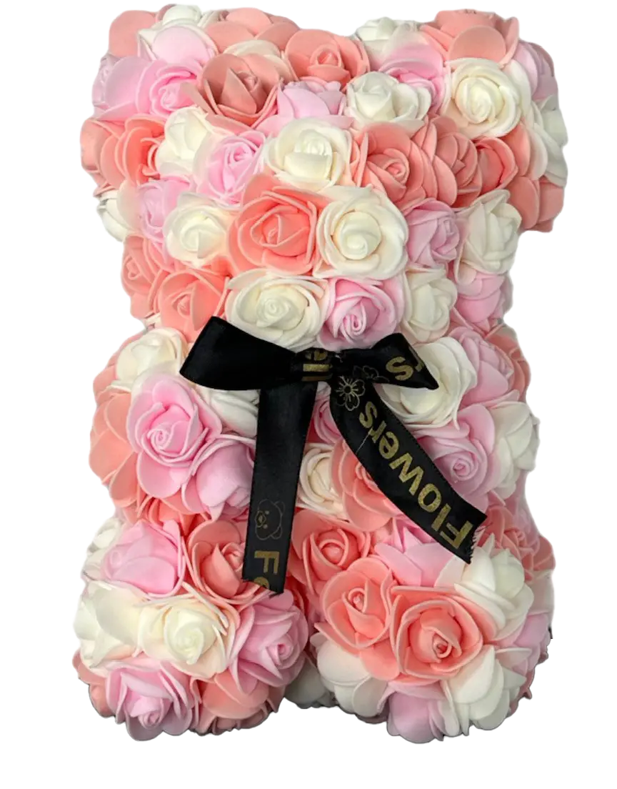Rose bear pastel