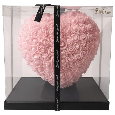 Roze hart XL