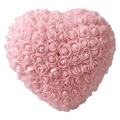 Roze hart XL